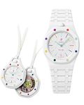 Montre Royal Pop + Bracelet Biocéramique Blanc Signature