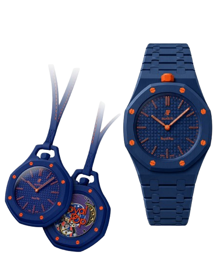 Montre Royal Pop + Bracelet Biocéramique Bleu Navy